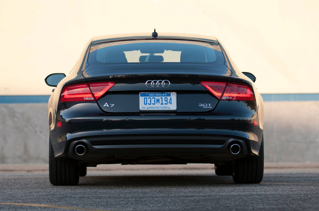 2012 Audi A7 rear view