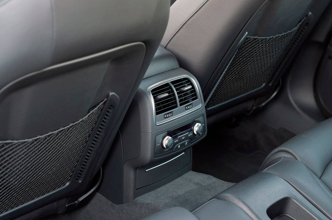 2012 Audi A7 rear seat climate controls