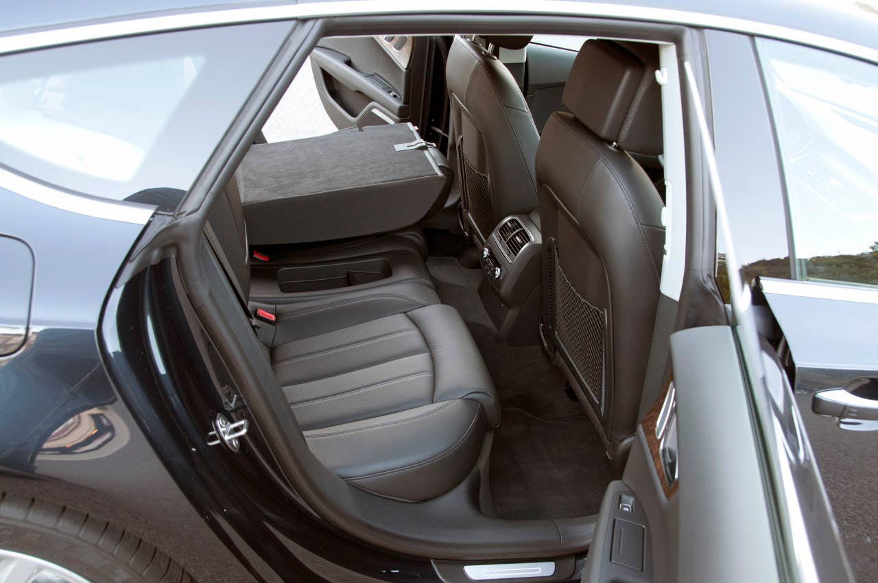 2012 Audi A7 rear seats