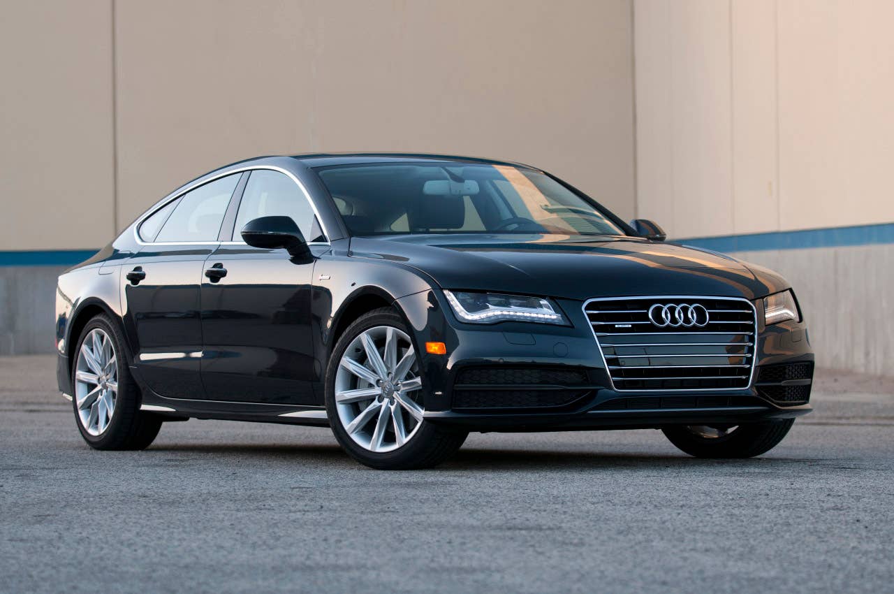 2012 Audi A7 front 3/4 view