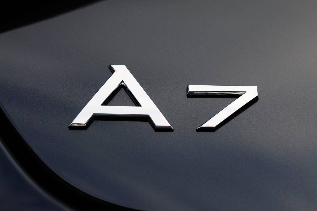 2012 Audi A7 badge