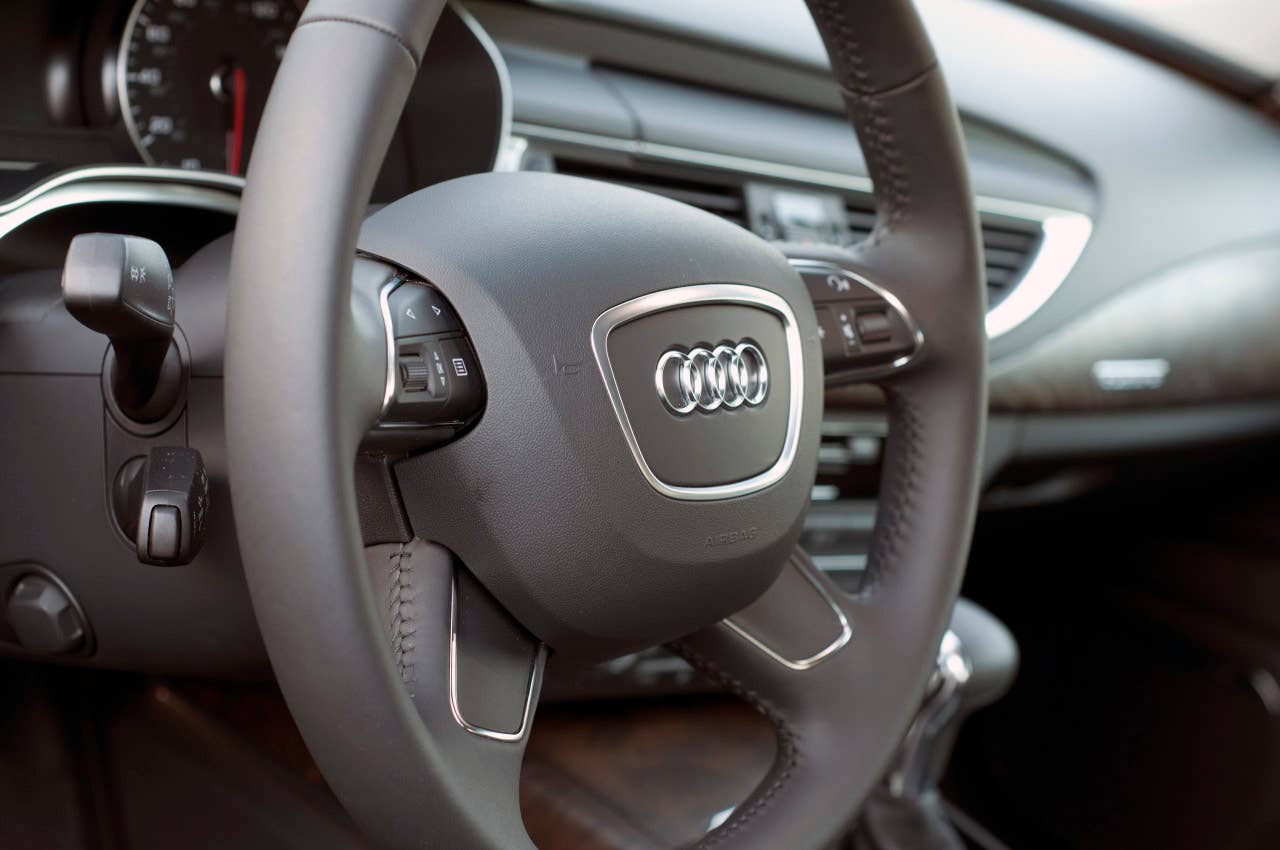 2012 Audi A7 steering wheel