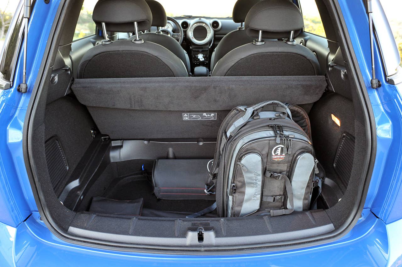 2011 Mini Countryman rear cargo area