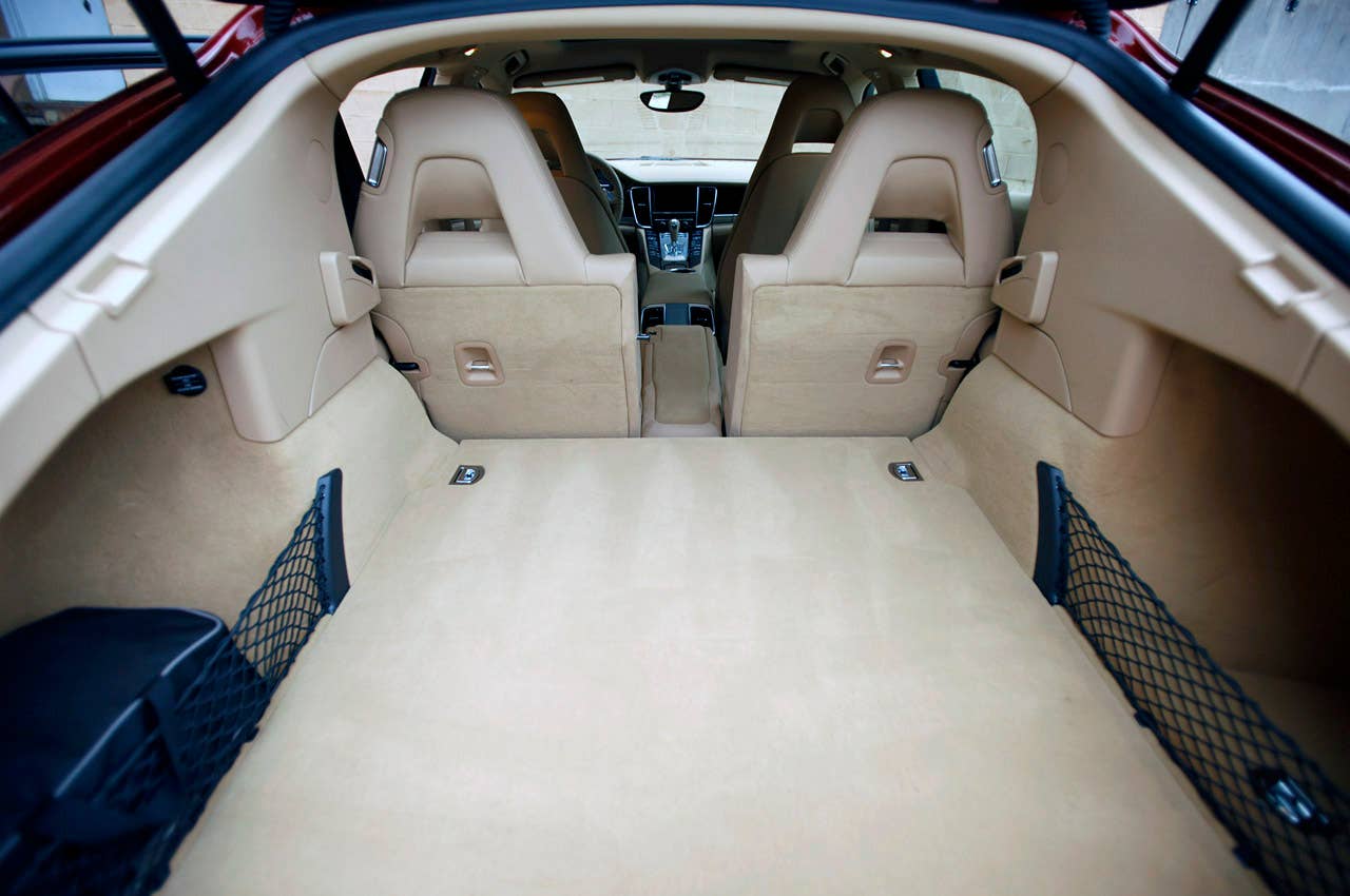2011 Porsche Panamera V6 rear cargo area
