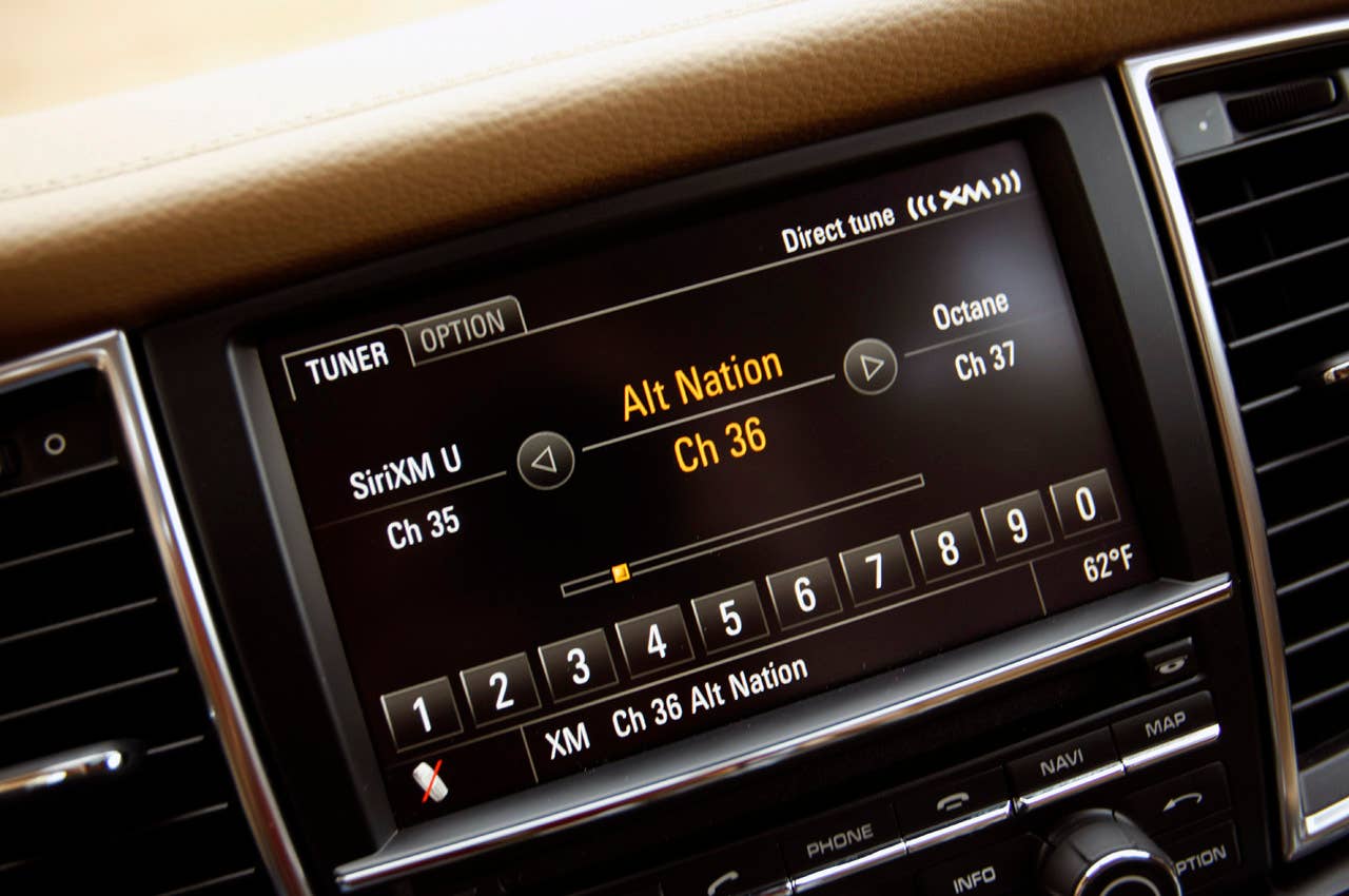 2011 Porsche Panamera V6 audio system