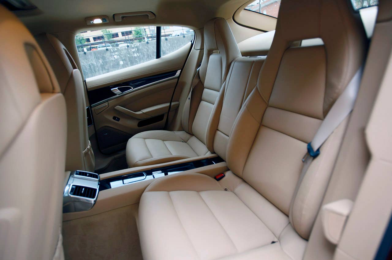 2011 Porsche Panamera V6 rear seats