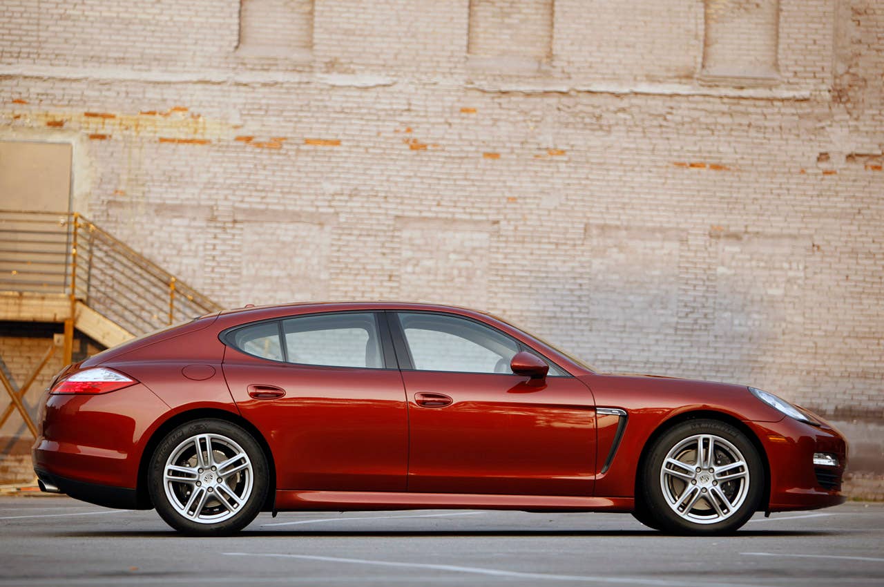 2011 Porsche Panamera V6 side view