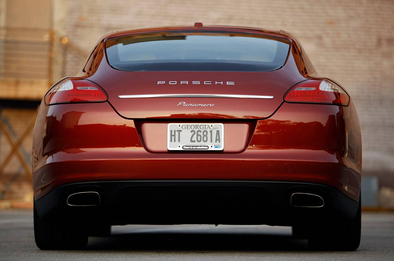 2011 Porsche Panamera V6 rear view