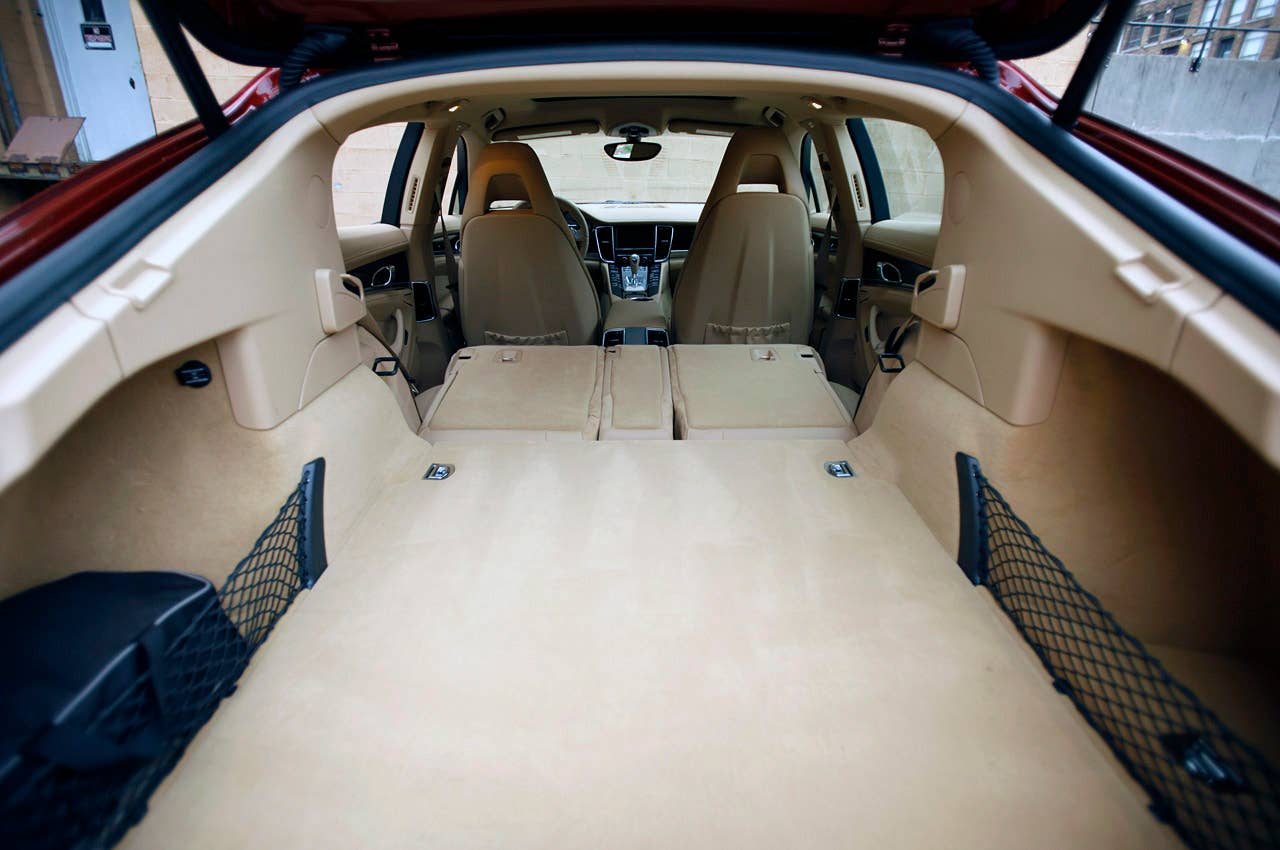 2011 Porsche Panamera V6 rear cargo area