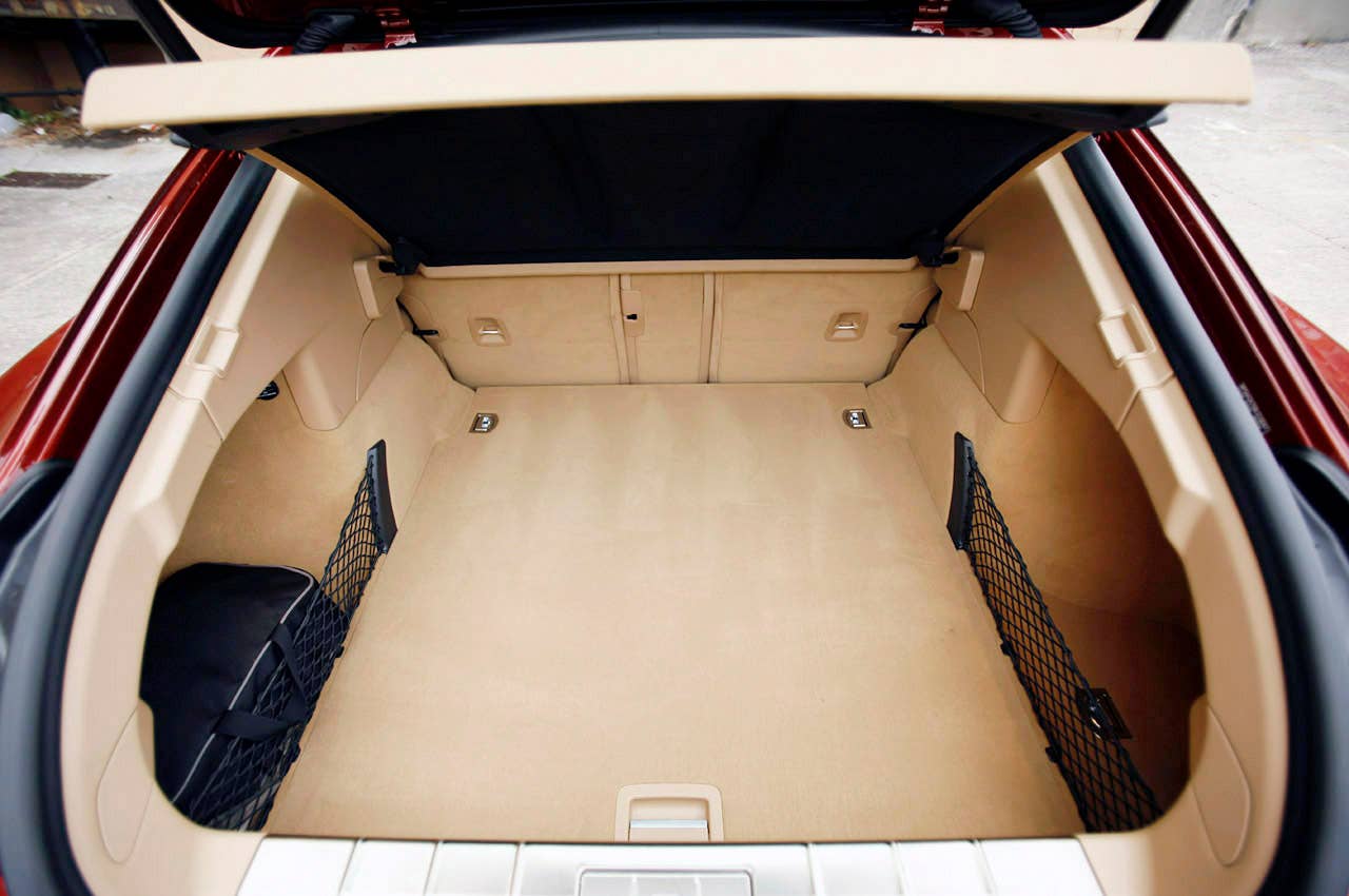 2011 Porsche Panamera V6 rear cargo area