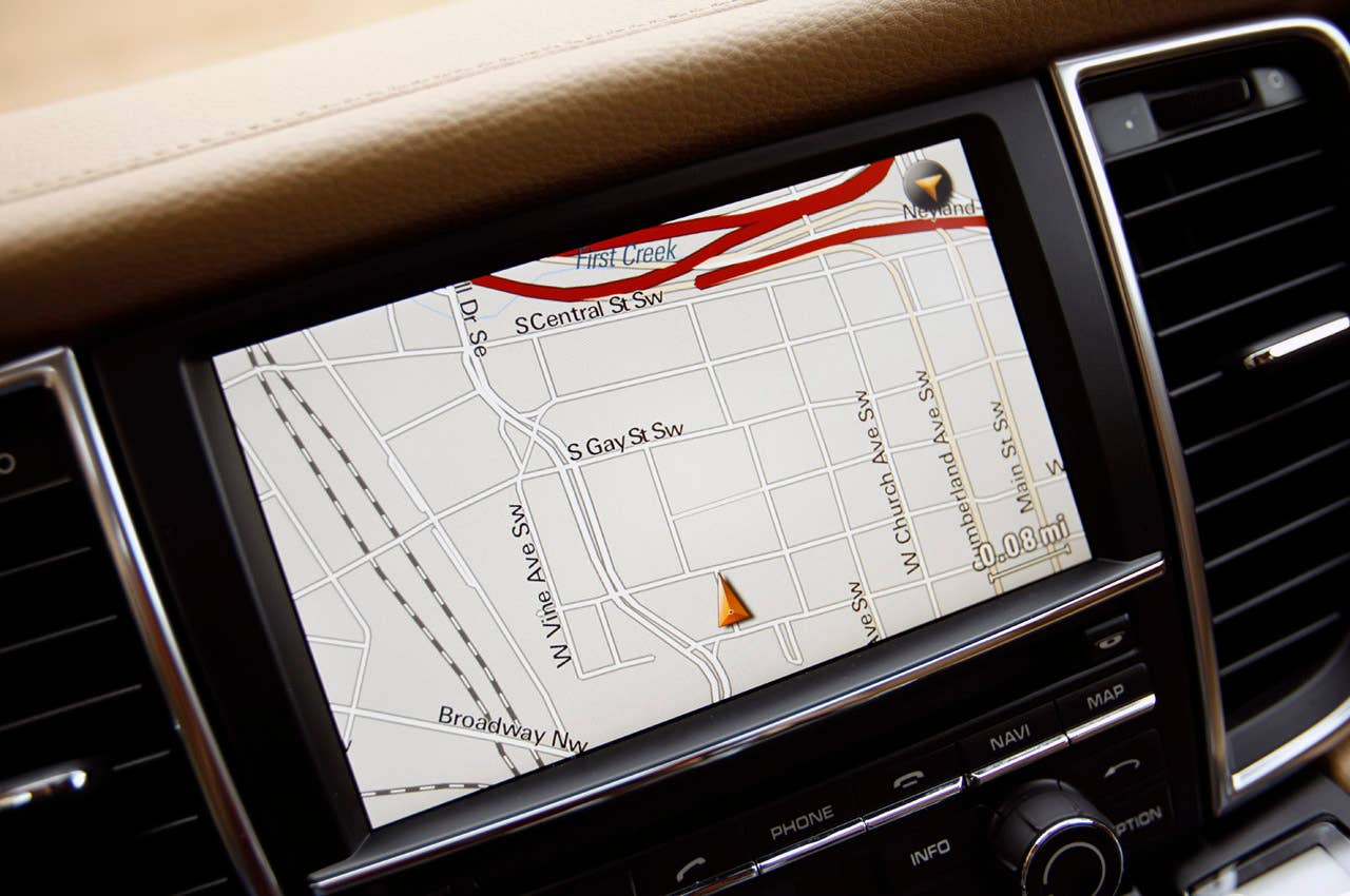 2011 Porsche Panamera V6 navigation system