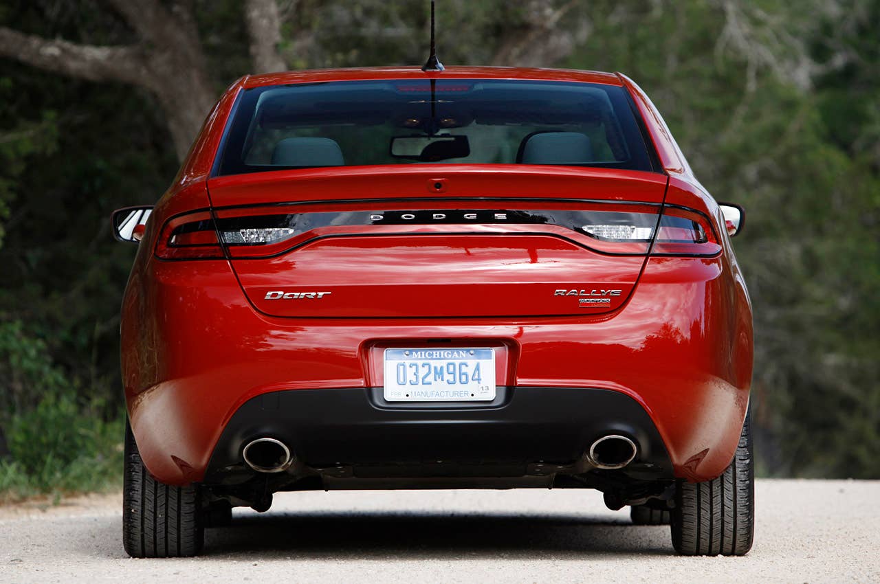 2013 Dodge Dart rear view