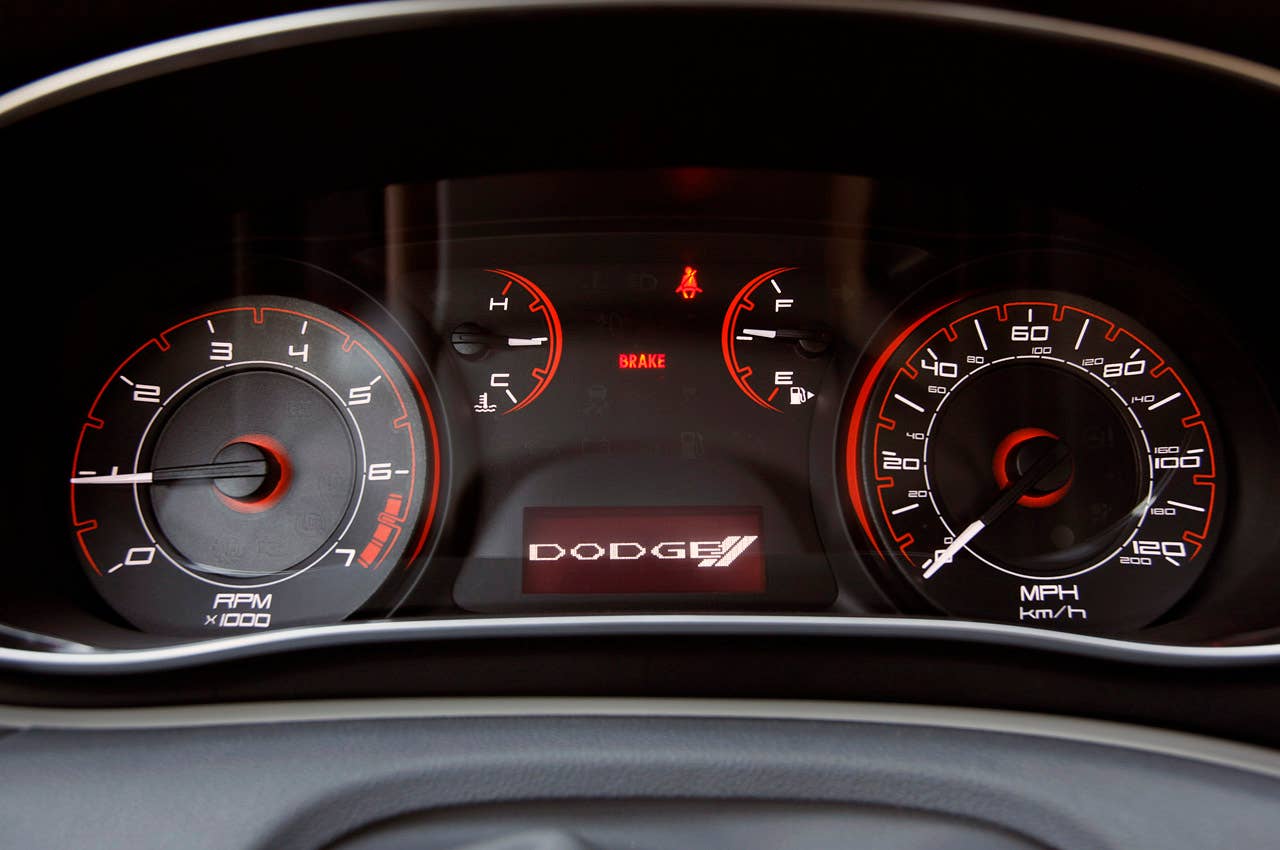2013 Dodge Dart gauges