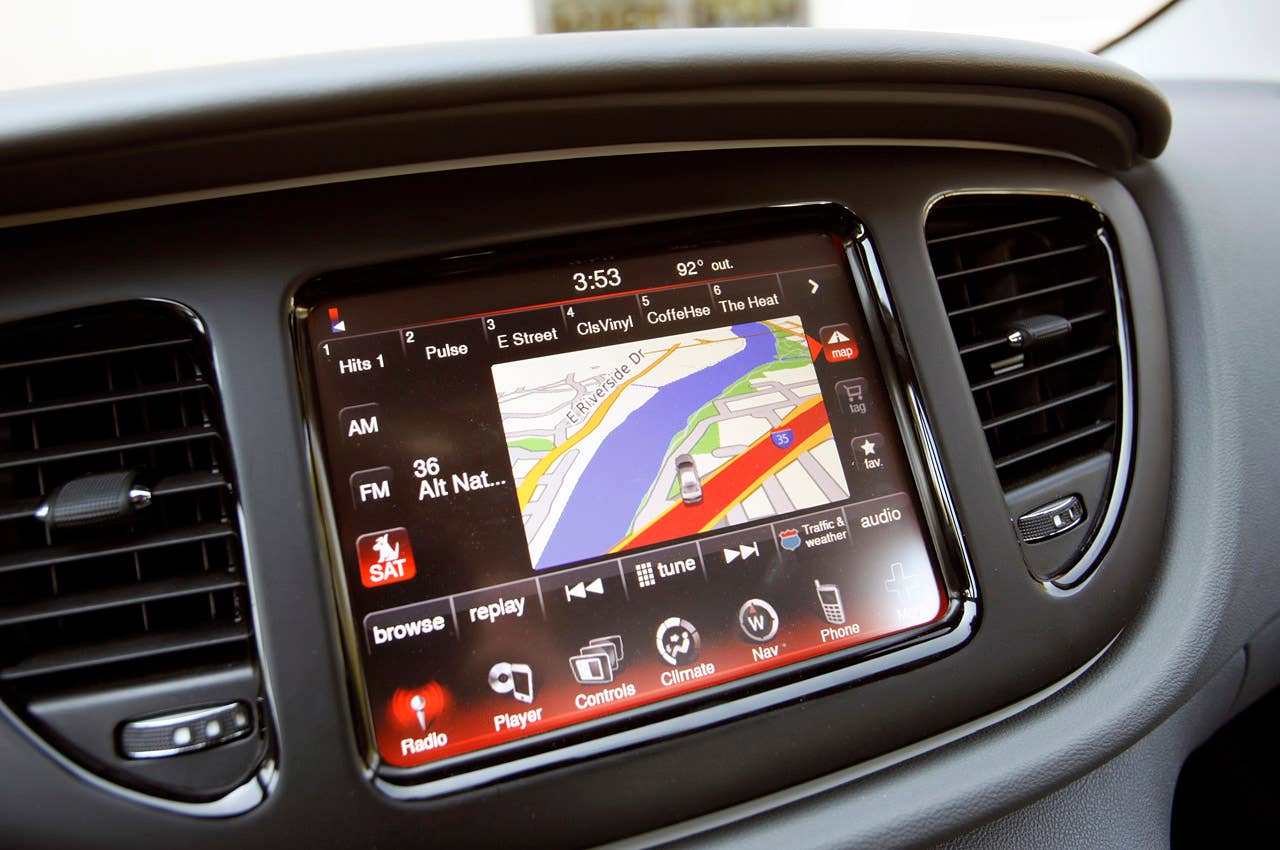 2013 Dodge Dart navigation system