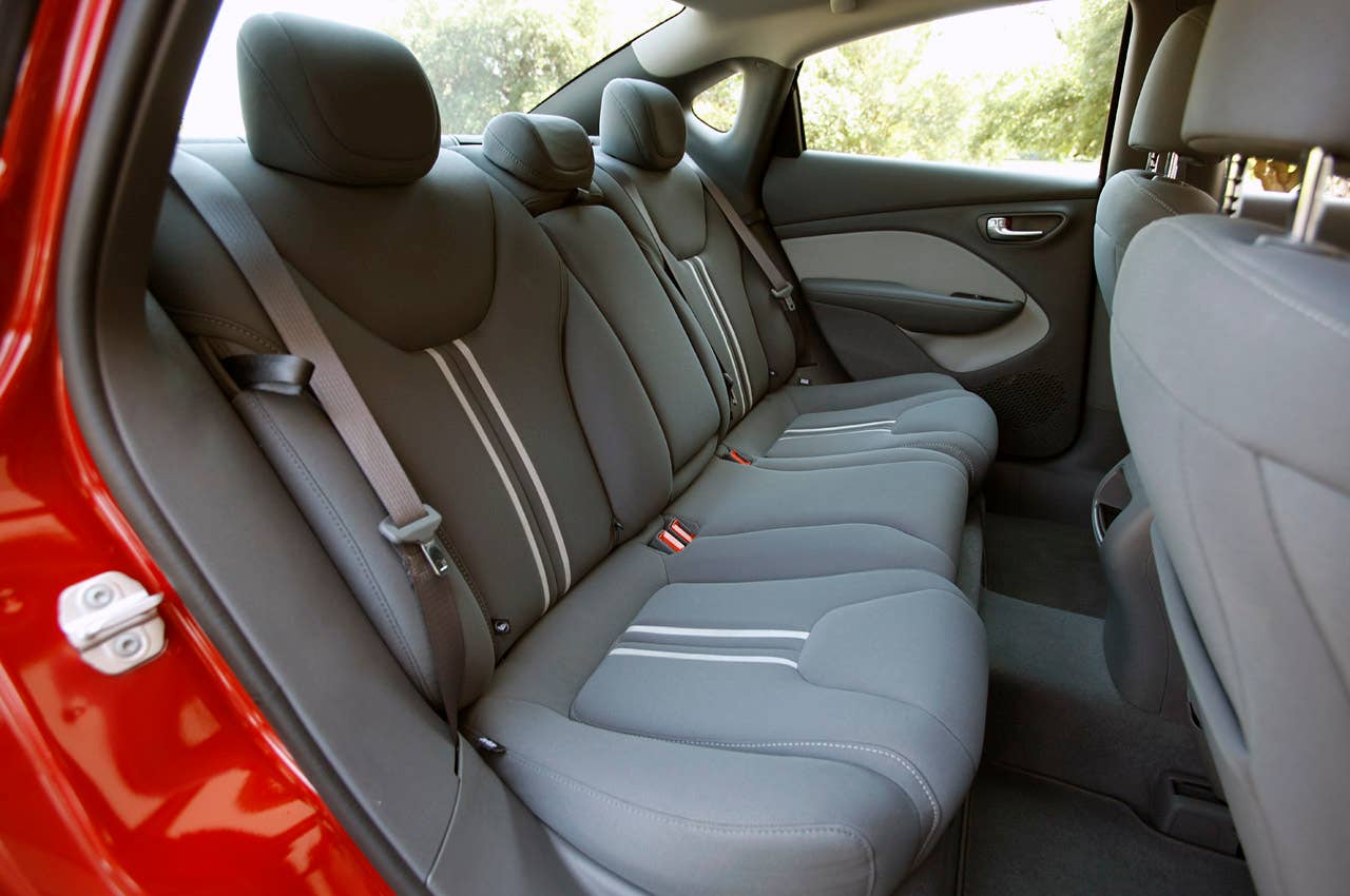 2013 Dodge Dart rear seats