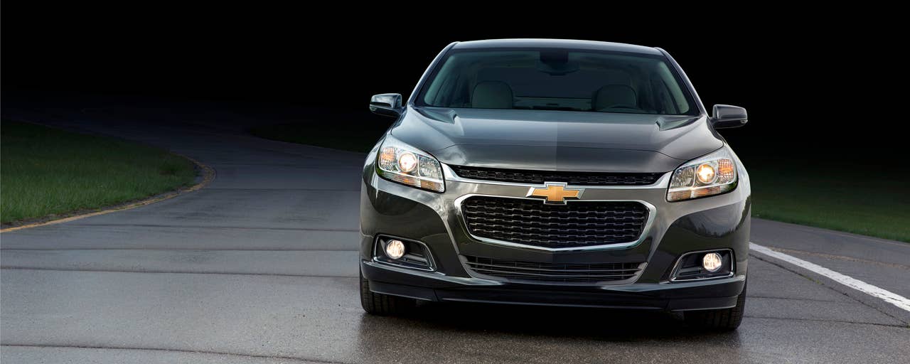 The 2014 Malibus front fascia features a new, more prominent lower grille and the hood extends down and over the leading edge of a narrower upper grille. The grille openings are wider and accented with chrome.