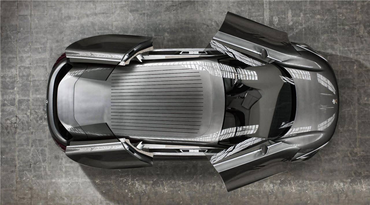 Peugeot HX1 Concept from above