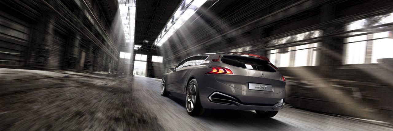 Peugeot HX1 Concept rear 3/4
