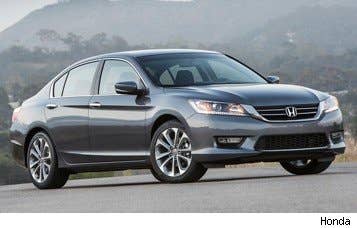 Sticker Price: $21,680 - $33,430 Invoice Price: $19,849 - $$30,567 Fuel Economy: 24 mpg city, 34 mpg highway  The best car under $25,000 according to KBB is the 2013Honda Accord. It's tough to argue with that pick. The Accord is handsome, reliable, fuel efficient and, plain and simple, a great value.  Research the Honda Accord Honda Accord Photos & Information Honda Accord Best Deals Honda Accord Local Dealer Price Quote
