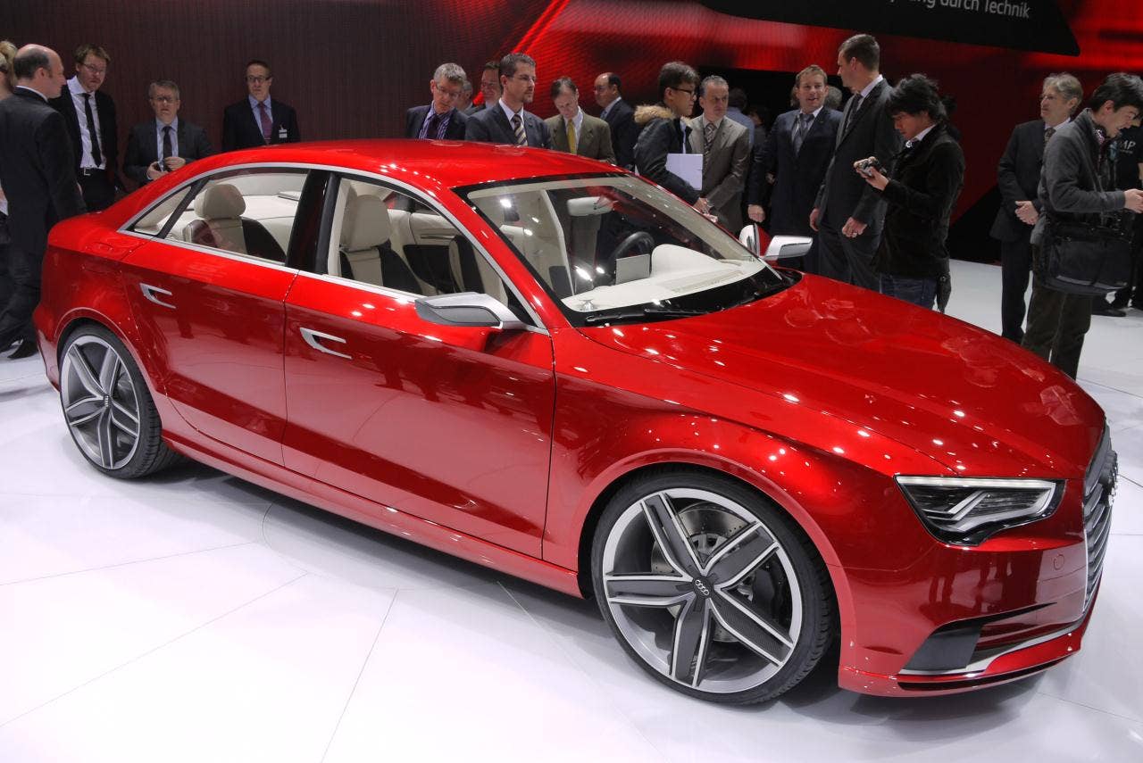 Audi A3 sedan concept: Geneva 2011