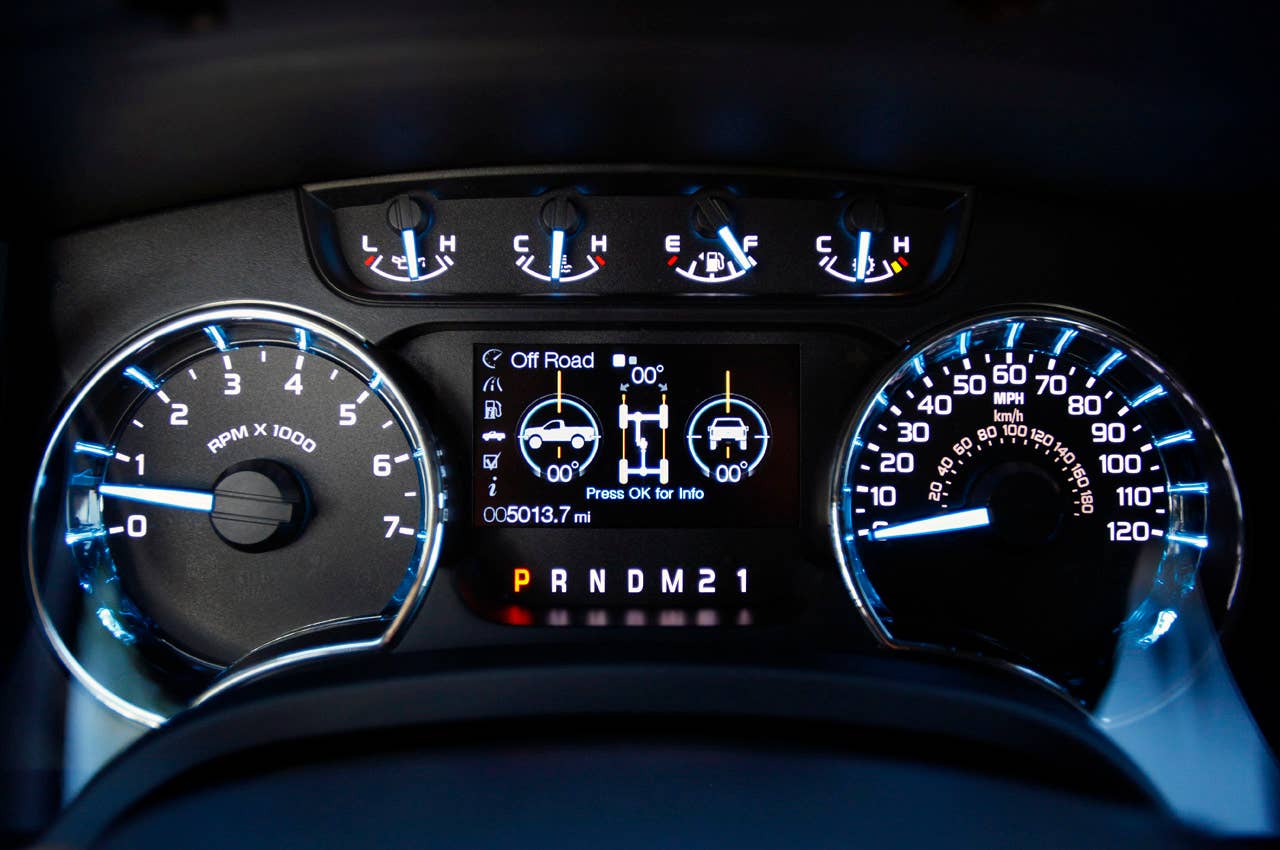 2011 Ford F-150 4x4 SuperCrew gauges