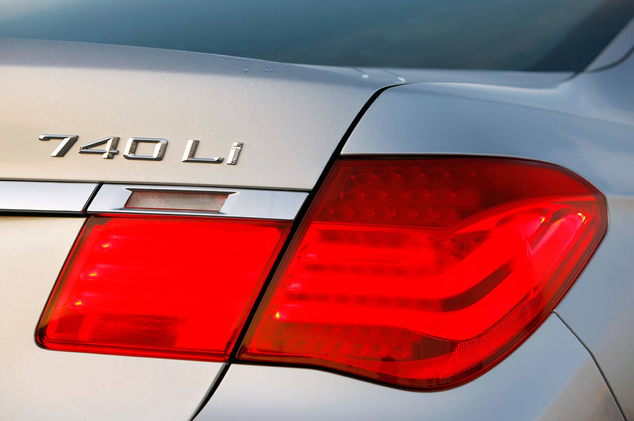 2011 BMW 740Li taillights