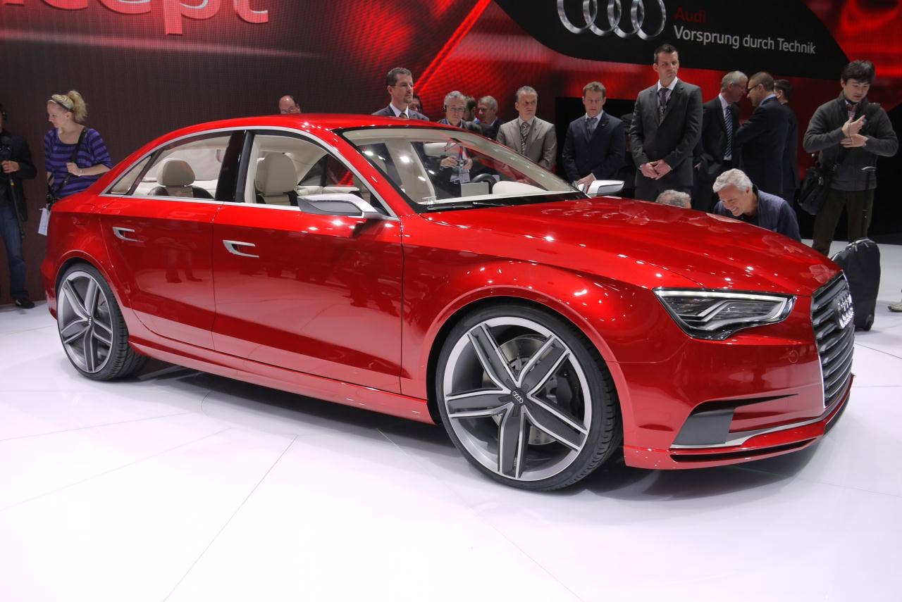 Audi A3 sedan concept: Geneva 2011