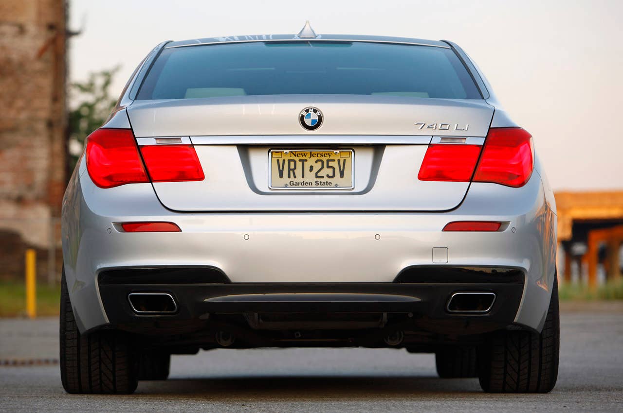 2011 BMW 740Li rear view