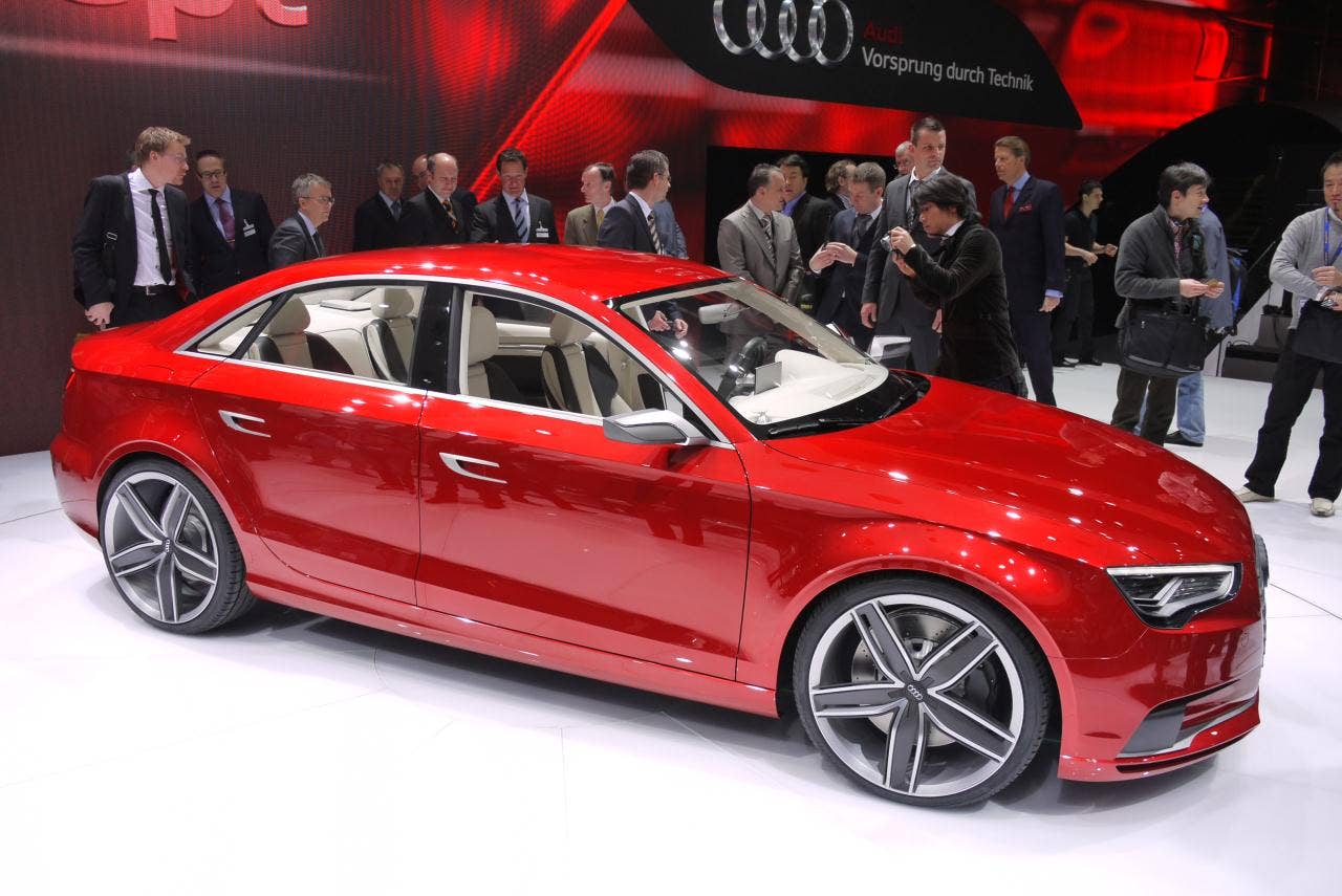 Audi A3 sedan concept: Geneva 2011