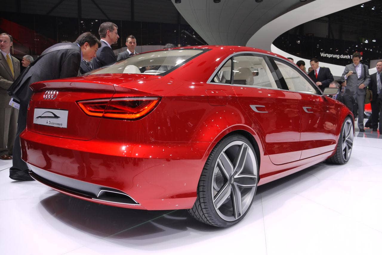 Audi A3 sedan concept: Geneva 2011
