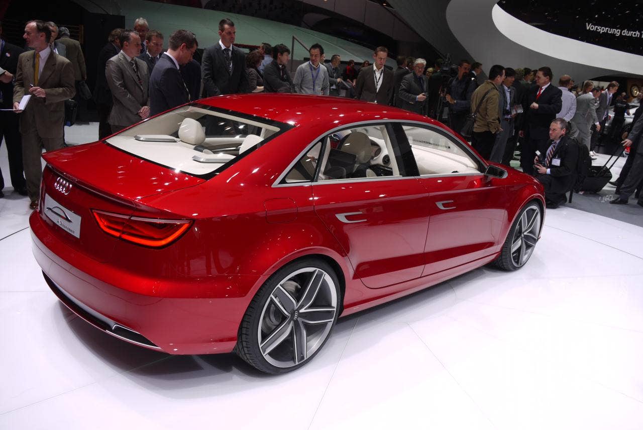 Audi A3 sedan concept: Geneva 2011