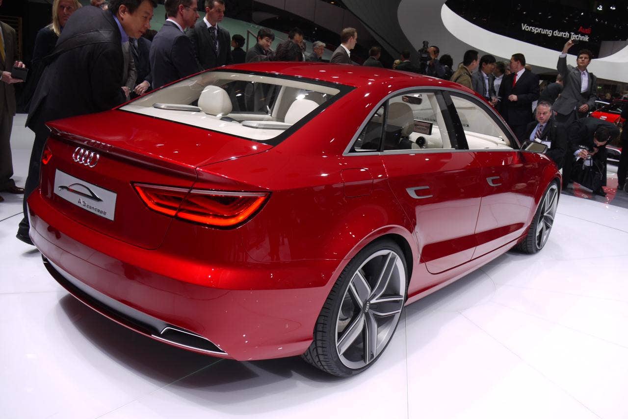 Audi A3 sedan concept: Geneva 2011