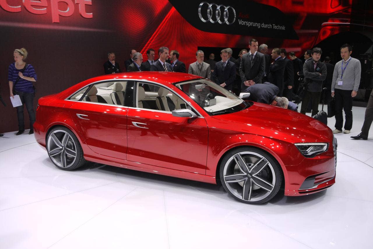 Audi A3 sedan concept: Geneva 2011