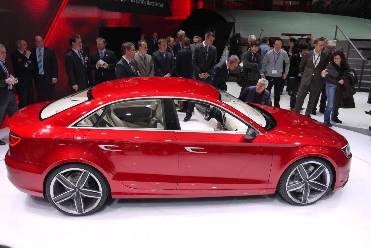 Audi A3 sedan concept: Geneva 2011