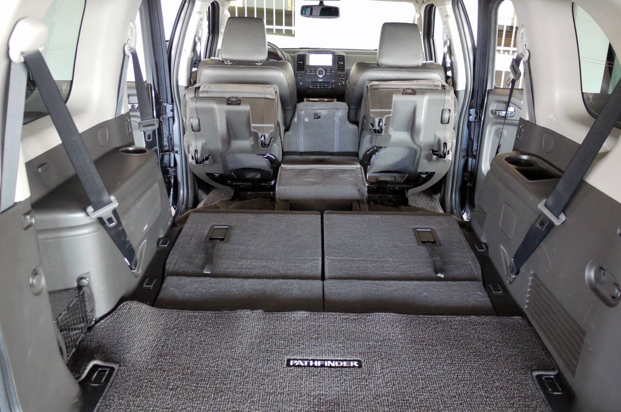 2011 Nissan Pathfinder rear cargo area