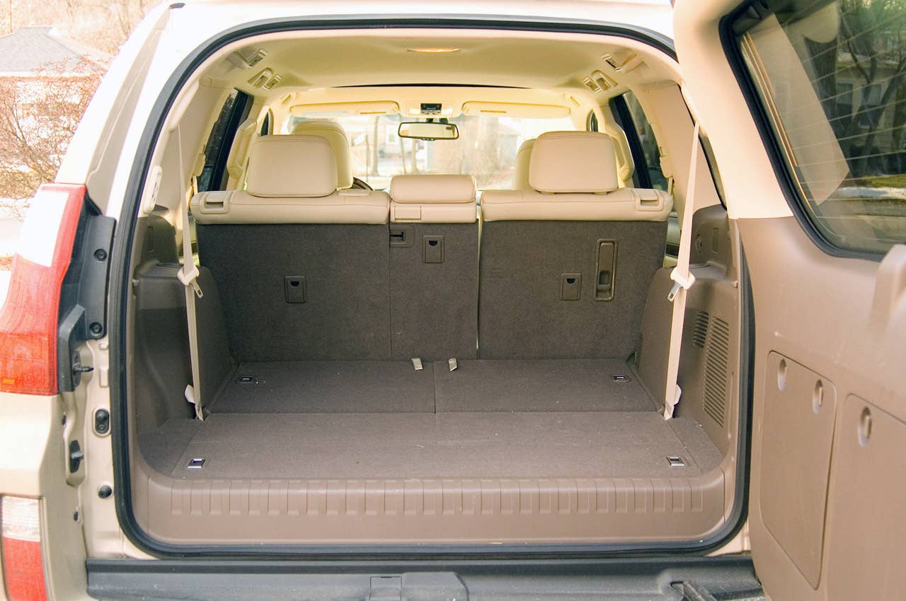 2011 Lexus GX 460 rear cargo area