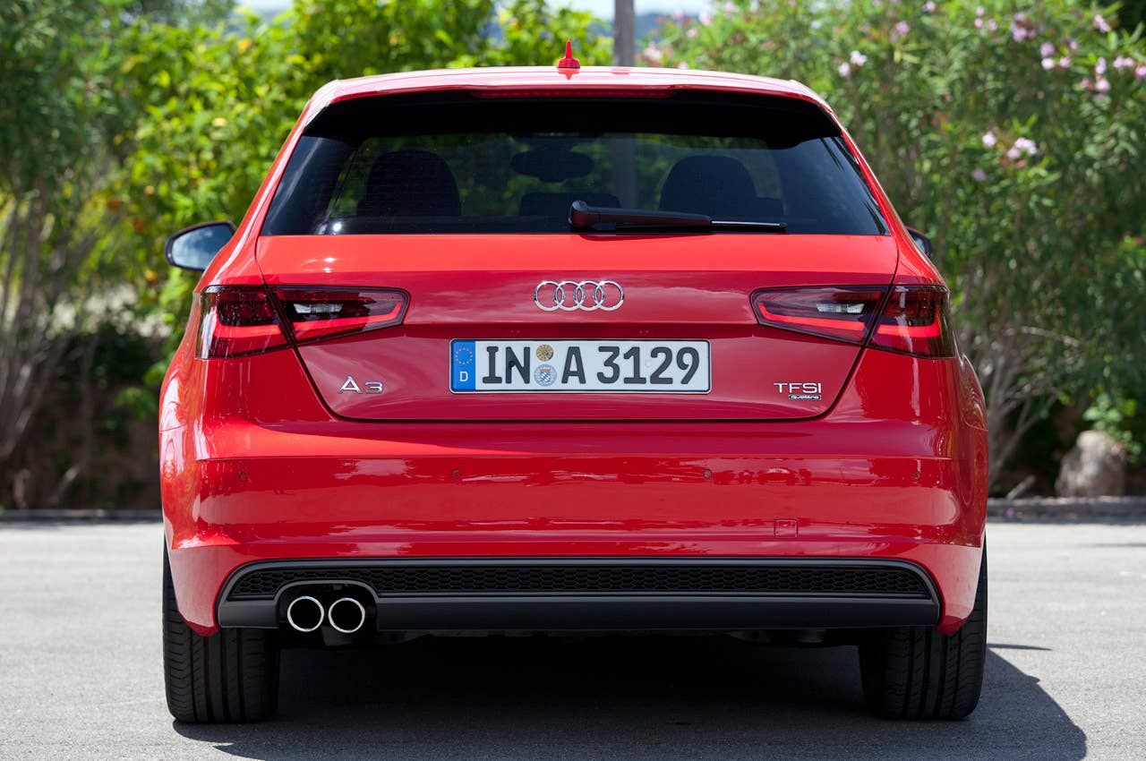 2013 Audi A3 rear view