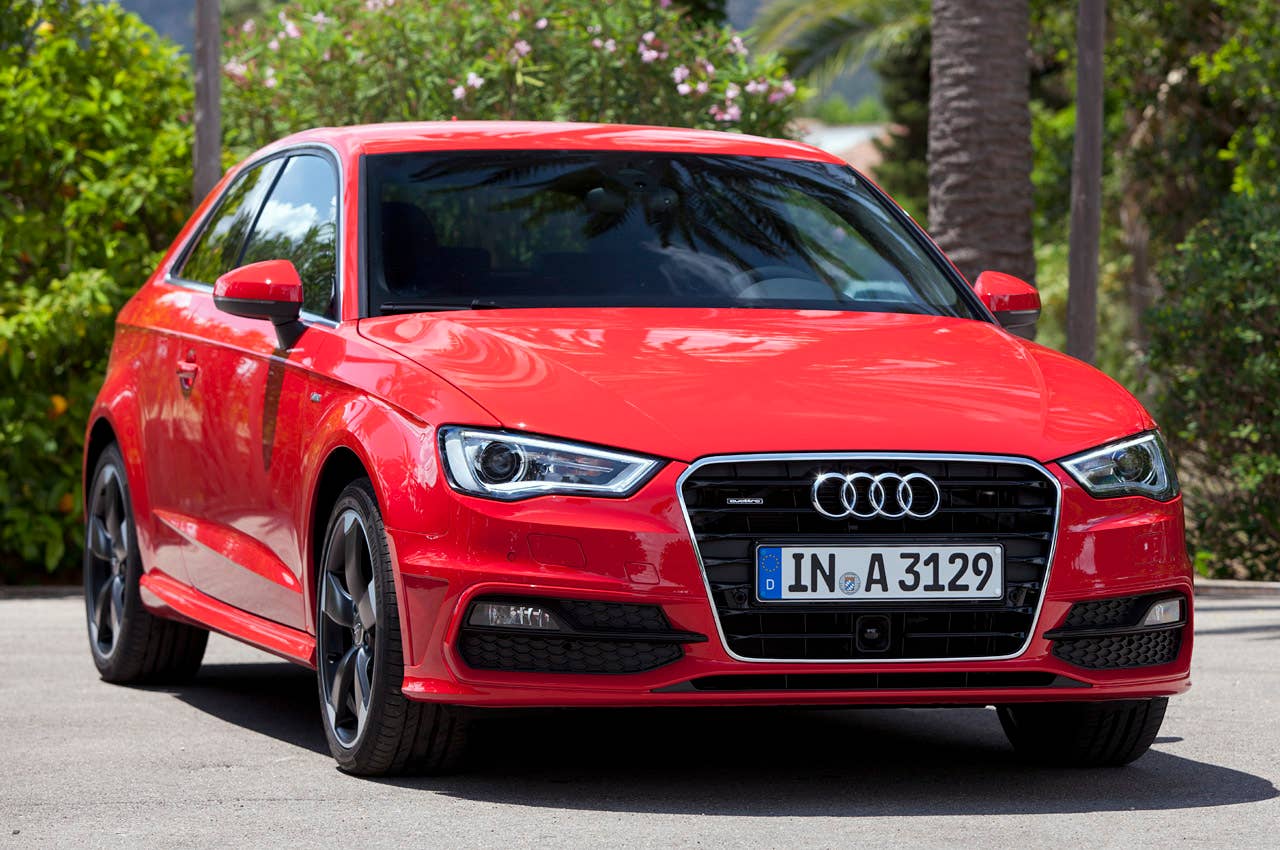 2013 Audi A3 front 3/4 view