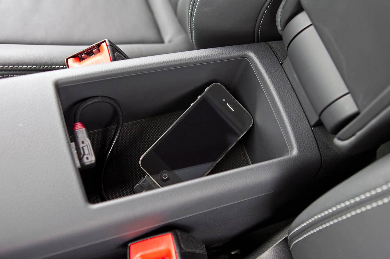 2013 Audi A3 center console storage
