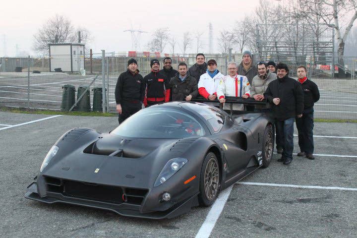Glickenhaus Ferrari P4/5 Competizione crew