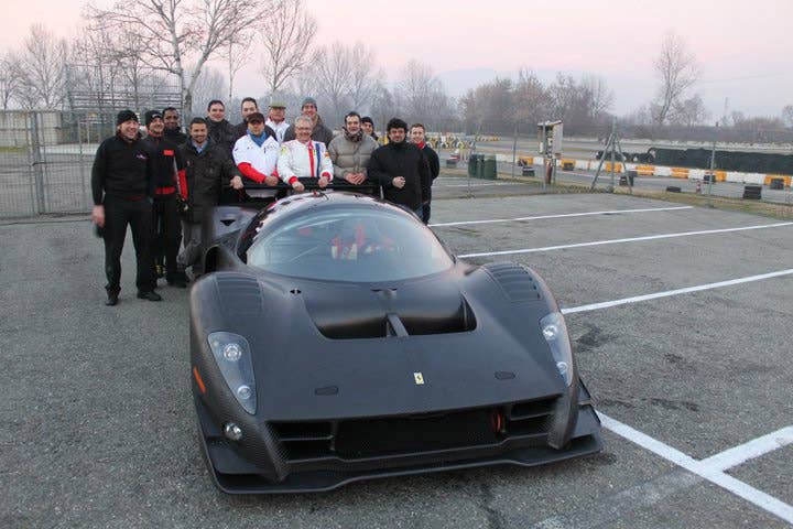 Glickenhaus Ferrari P4/5 Competizione crew