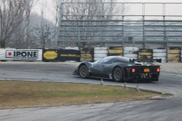 Glickenhaus Ferrari P4/5 Competizione on track