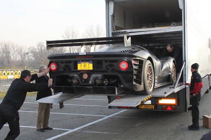 Glickenhaus Ferrari P4/5 Competizione delivery