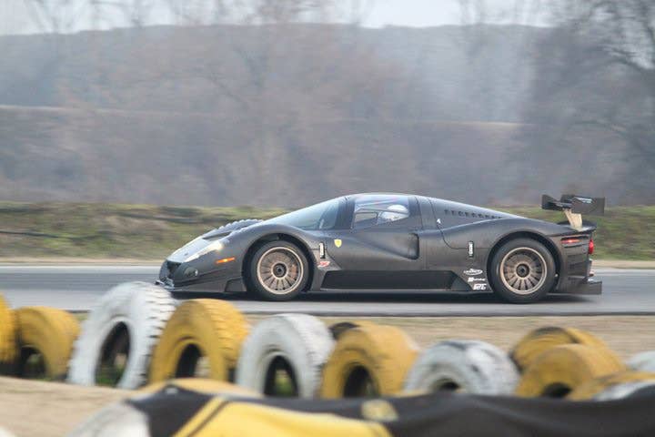 Glickenhaus Ferrari P4/5 Competizione shakedown