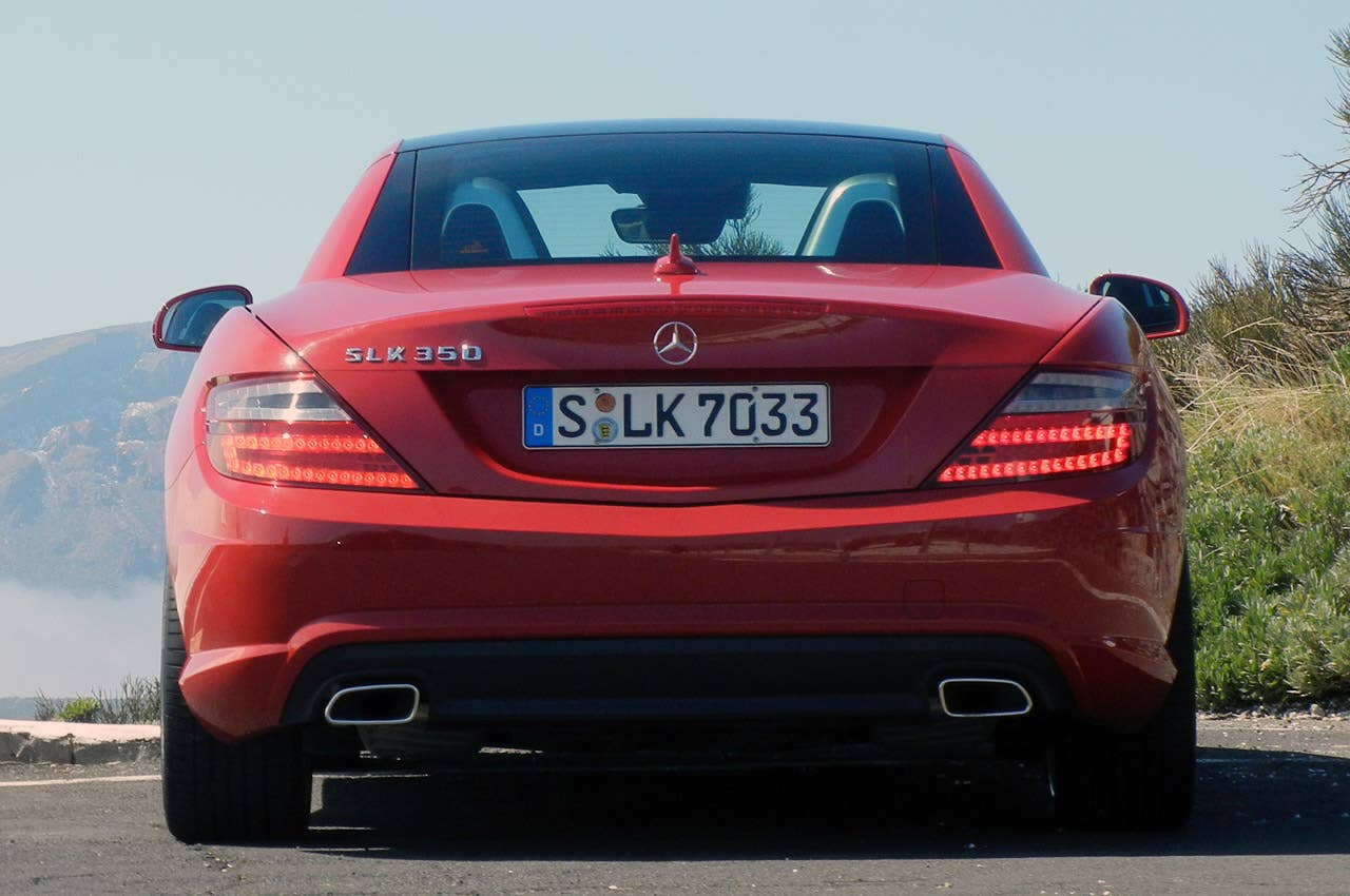 2012 Mercedes-Benz SLK rear view