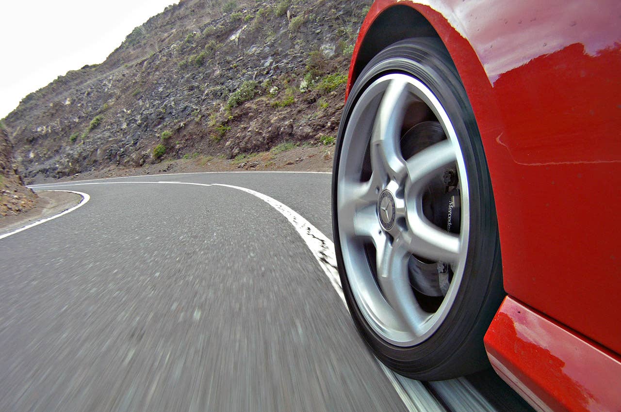 2012 Mercedes-Benz SLK driving