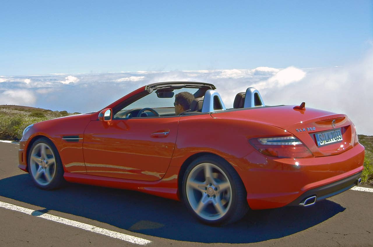 2012 Mercedes-Benz SLK driving