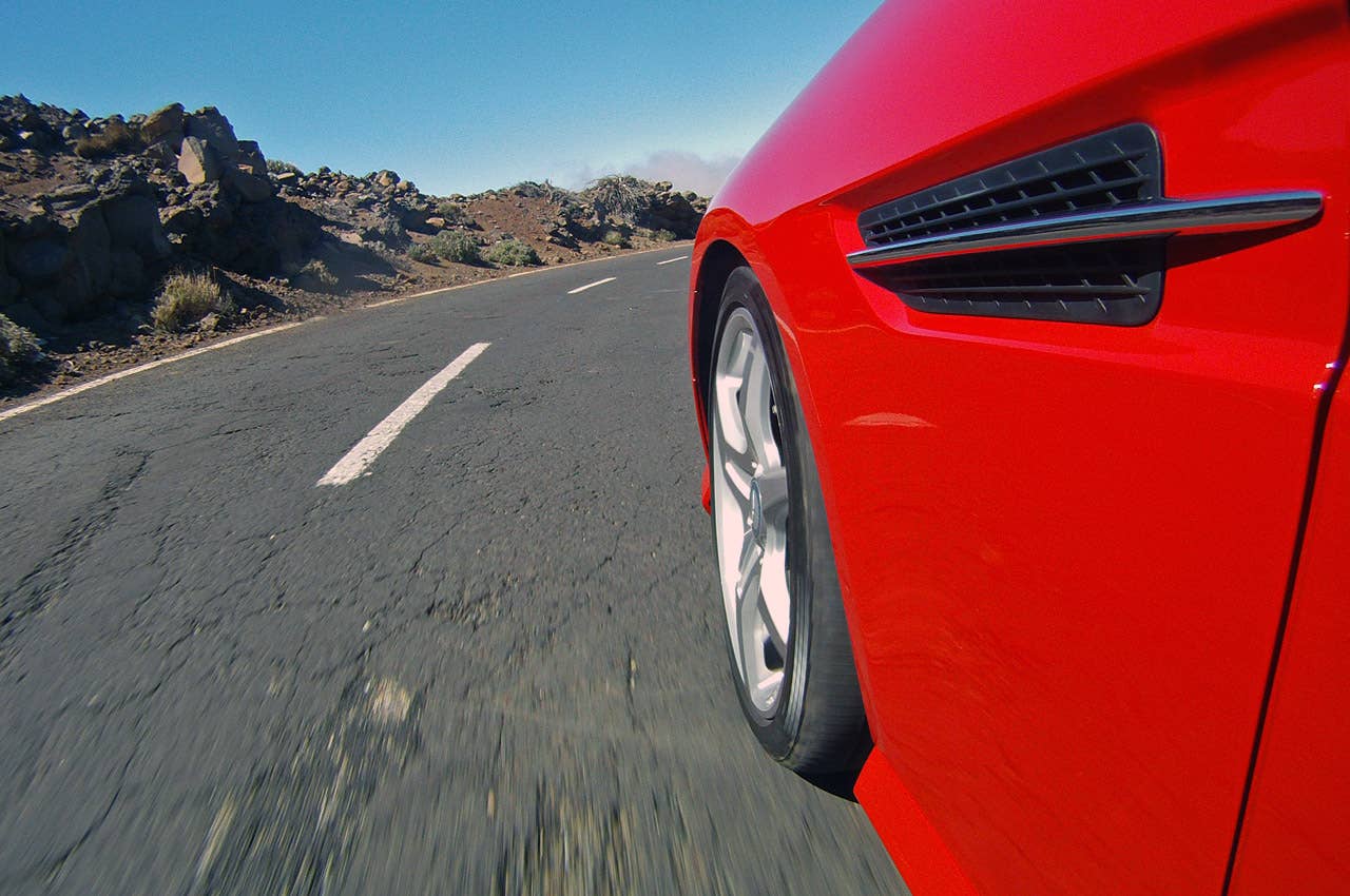 2012 Mercedes-Benz SLK driving