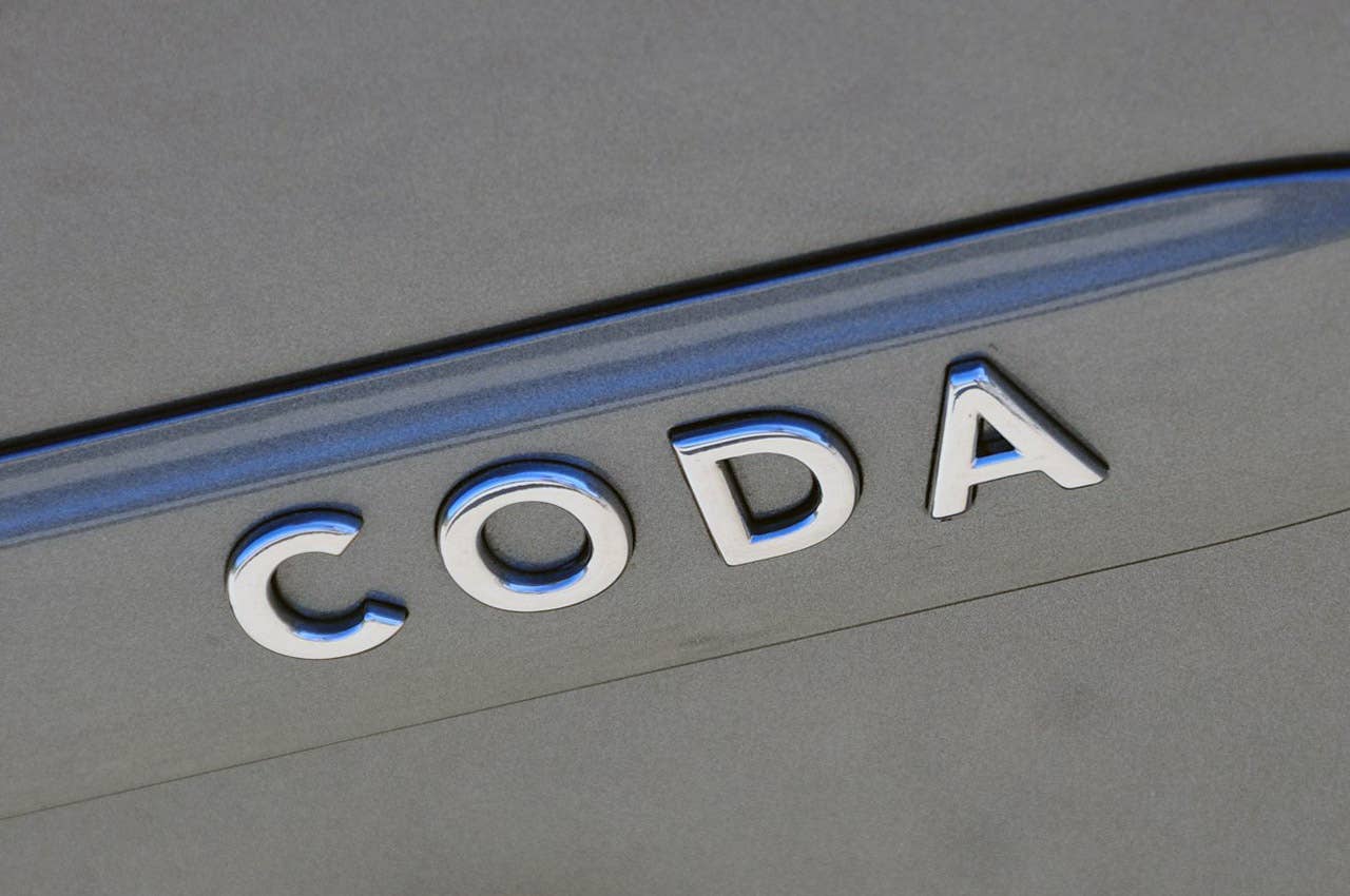 2012 Coda Sedan badge