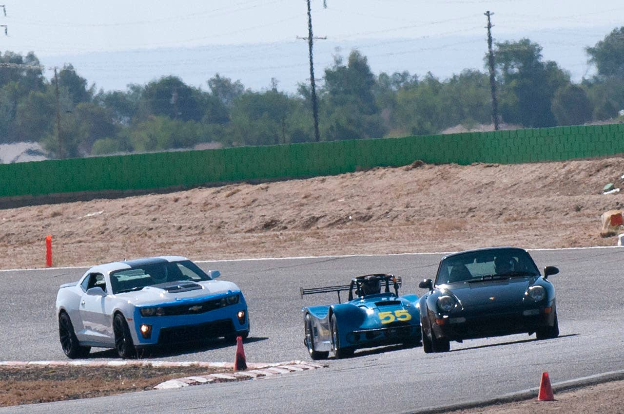 2012 Chevrolet Camaro ZL1 on track
